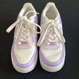 Nike Custom purple/lavender Airforce 1’s